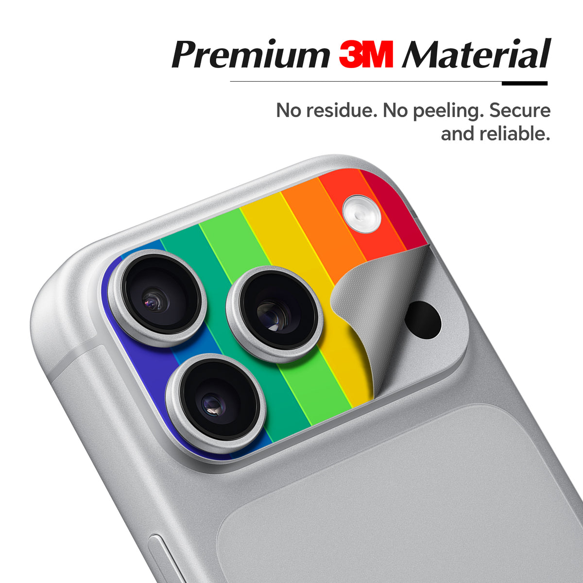 iPhone 17 Pro / Pro Max silver camera skin main 2