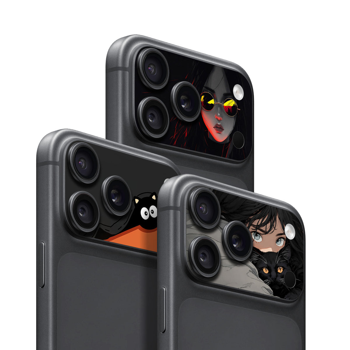iPhone 18 Pro / Pro Max black camera skin main 1