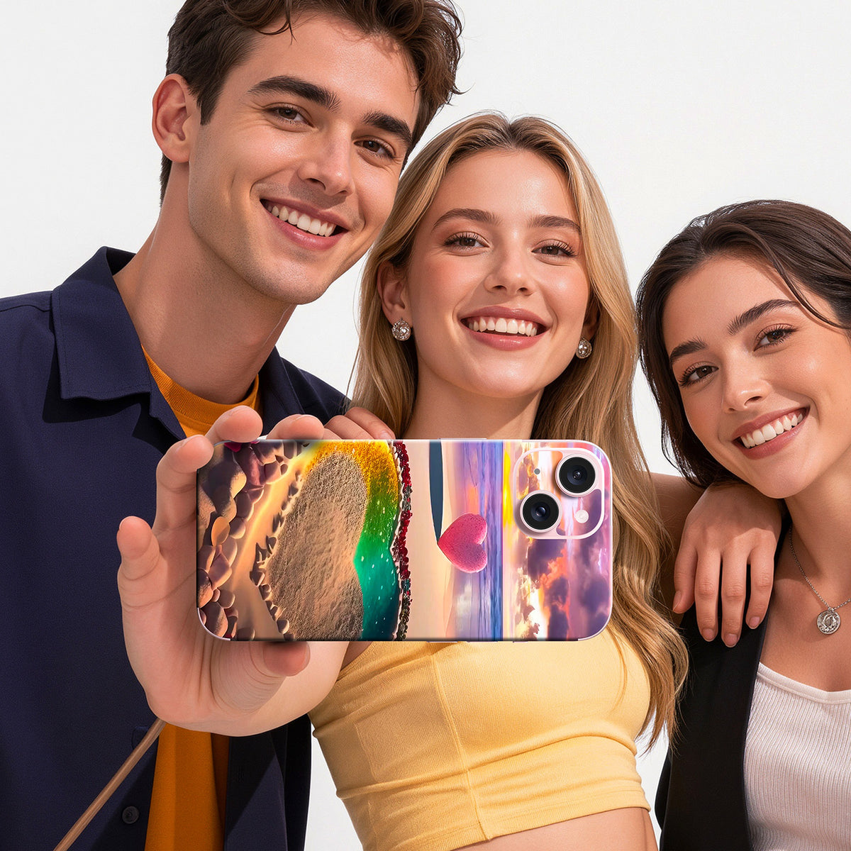 Phone Skin for iPhone 15 Pink — product view 8