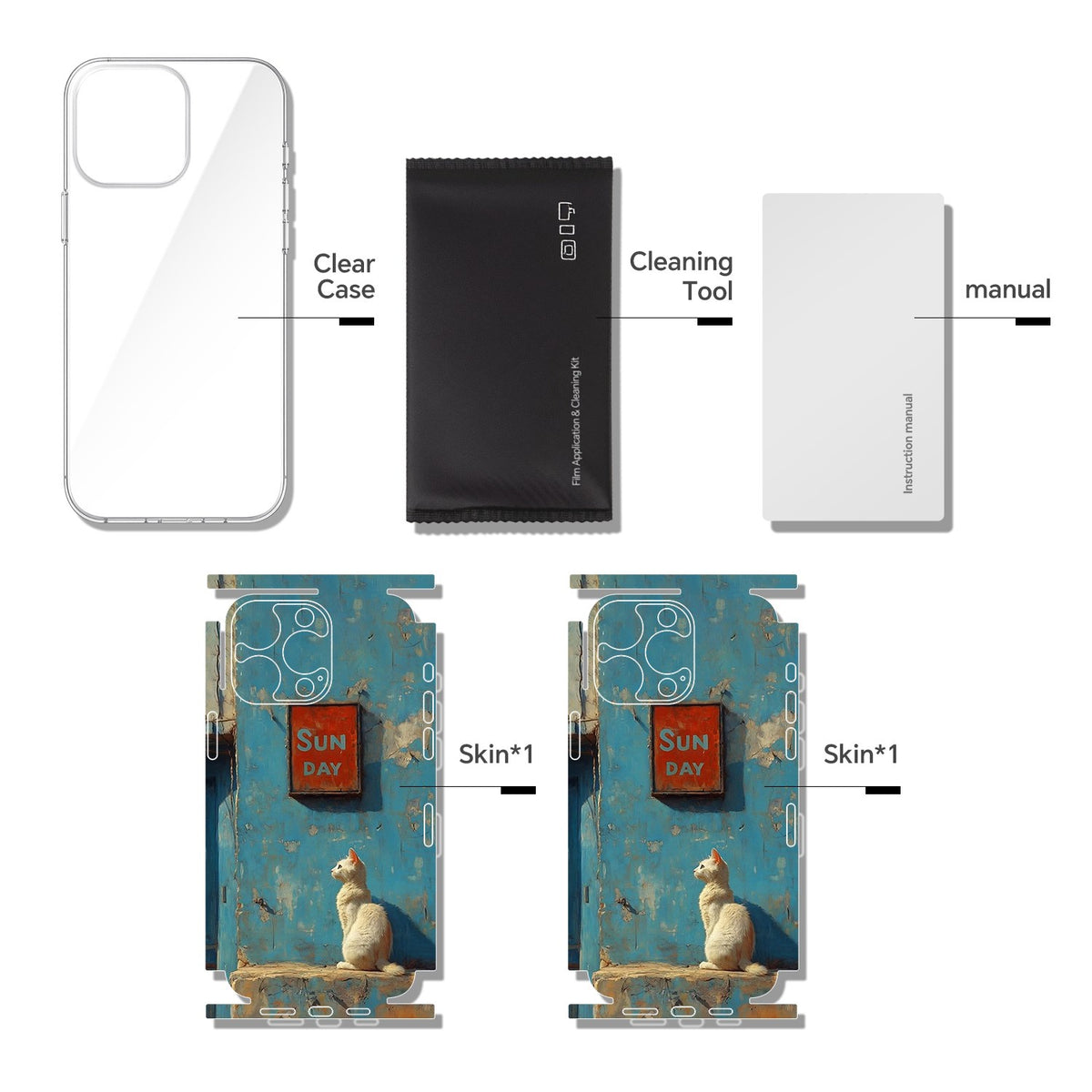 Phone Skin for iPhone 15 Pro Blue Titanium — product view 9