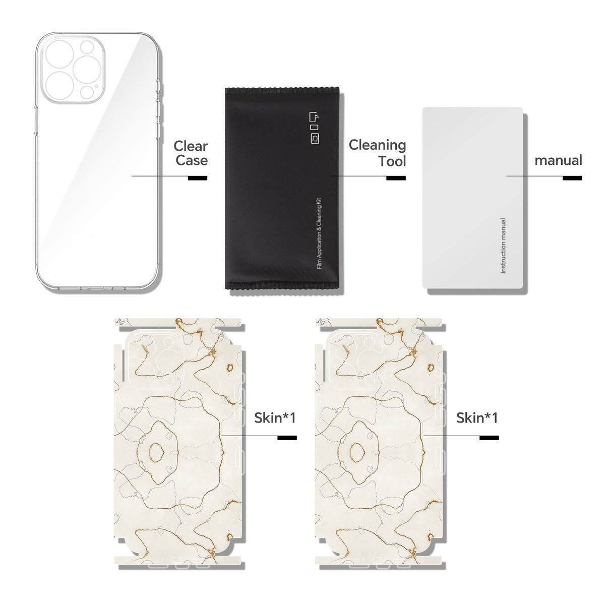 Phone Skin for iPhone 15 Pro Max White Titanium — product view 9