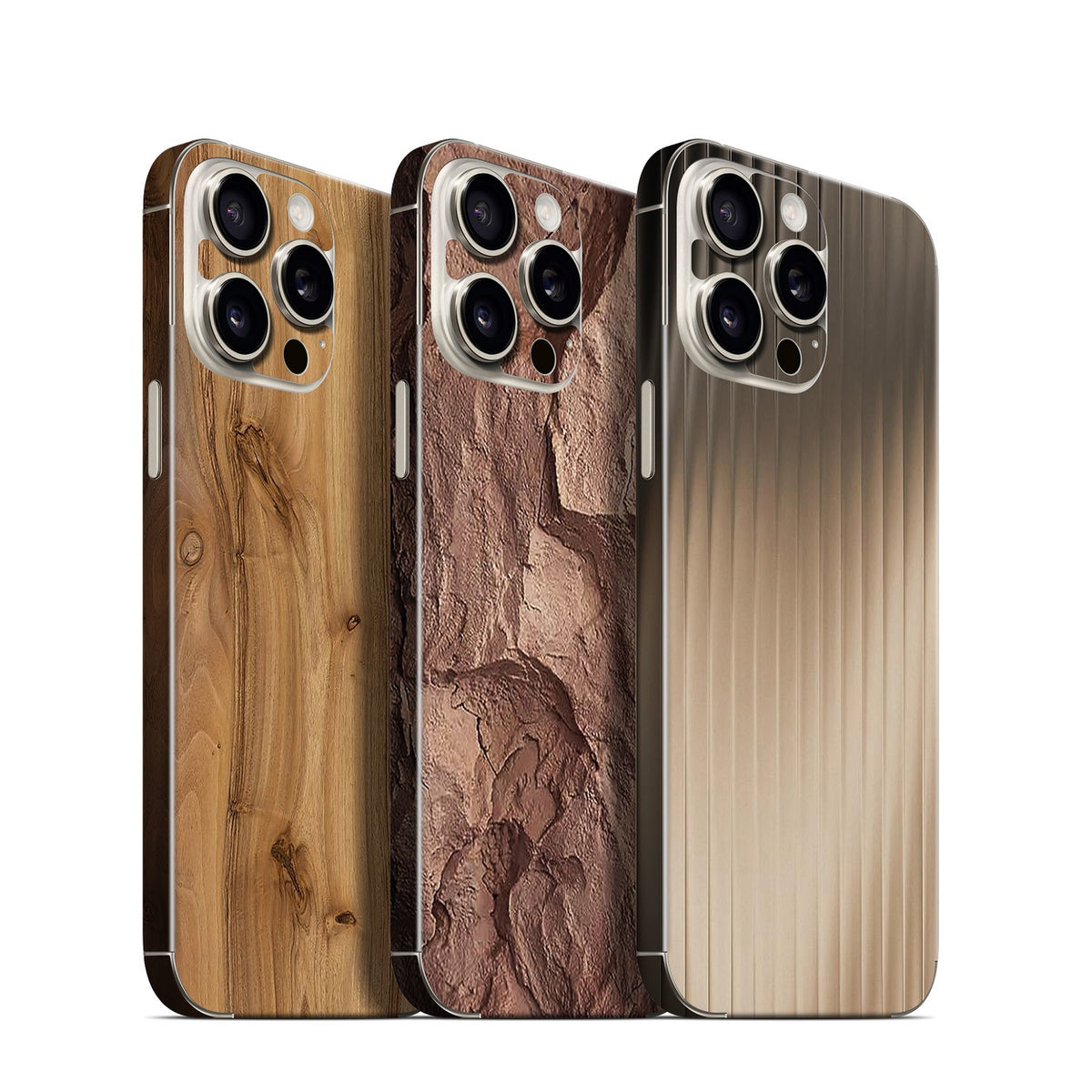 Phone Skin for iPhone 15 Pro Natural Titanium — product view 1