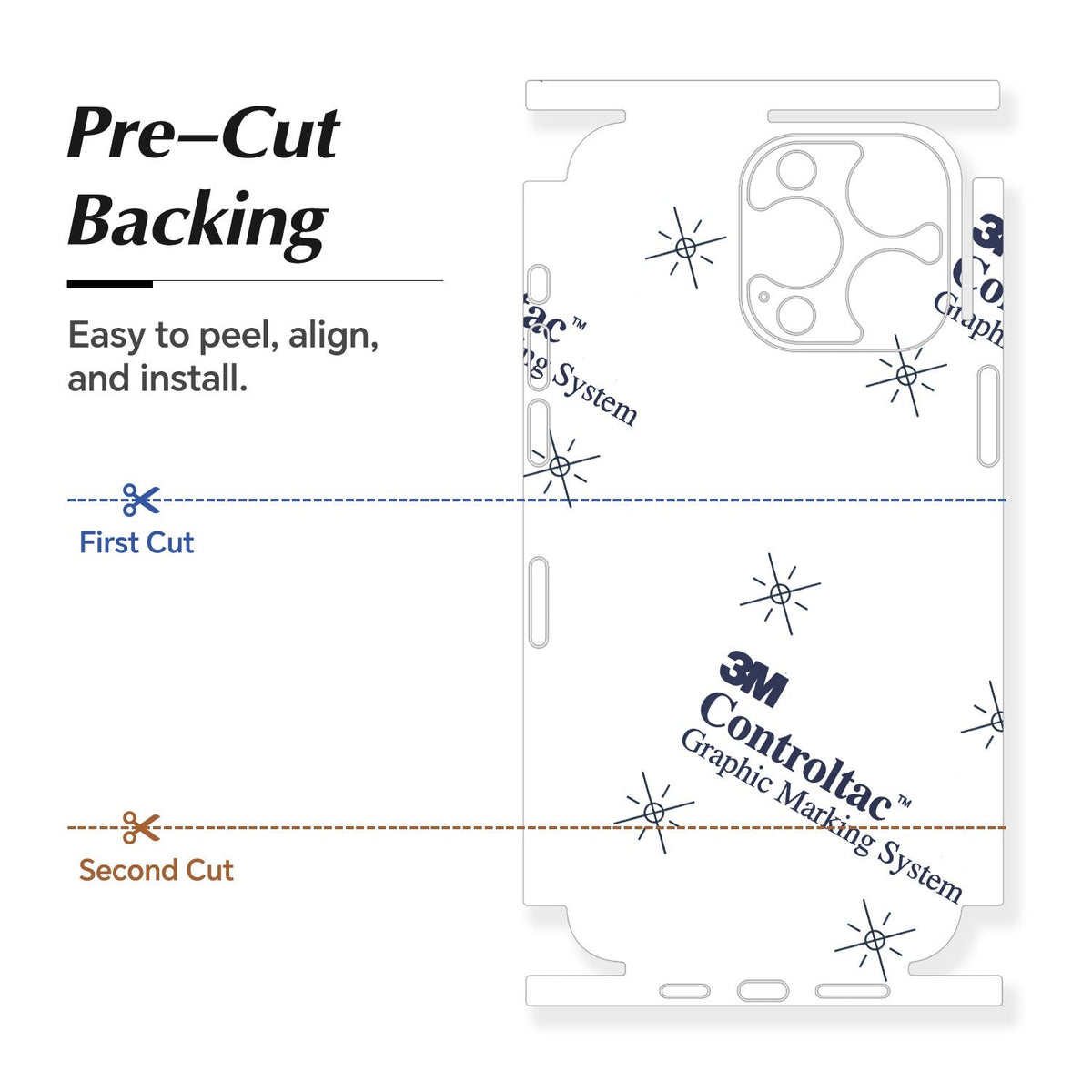 Phone Skin for iPhone 15 Pro Black Titanium — product view 7