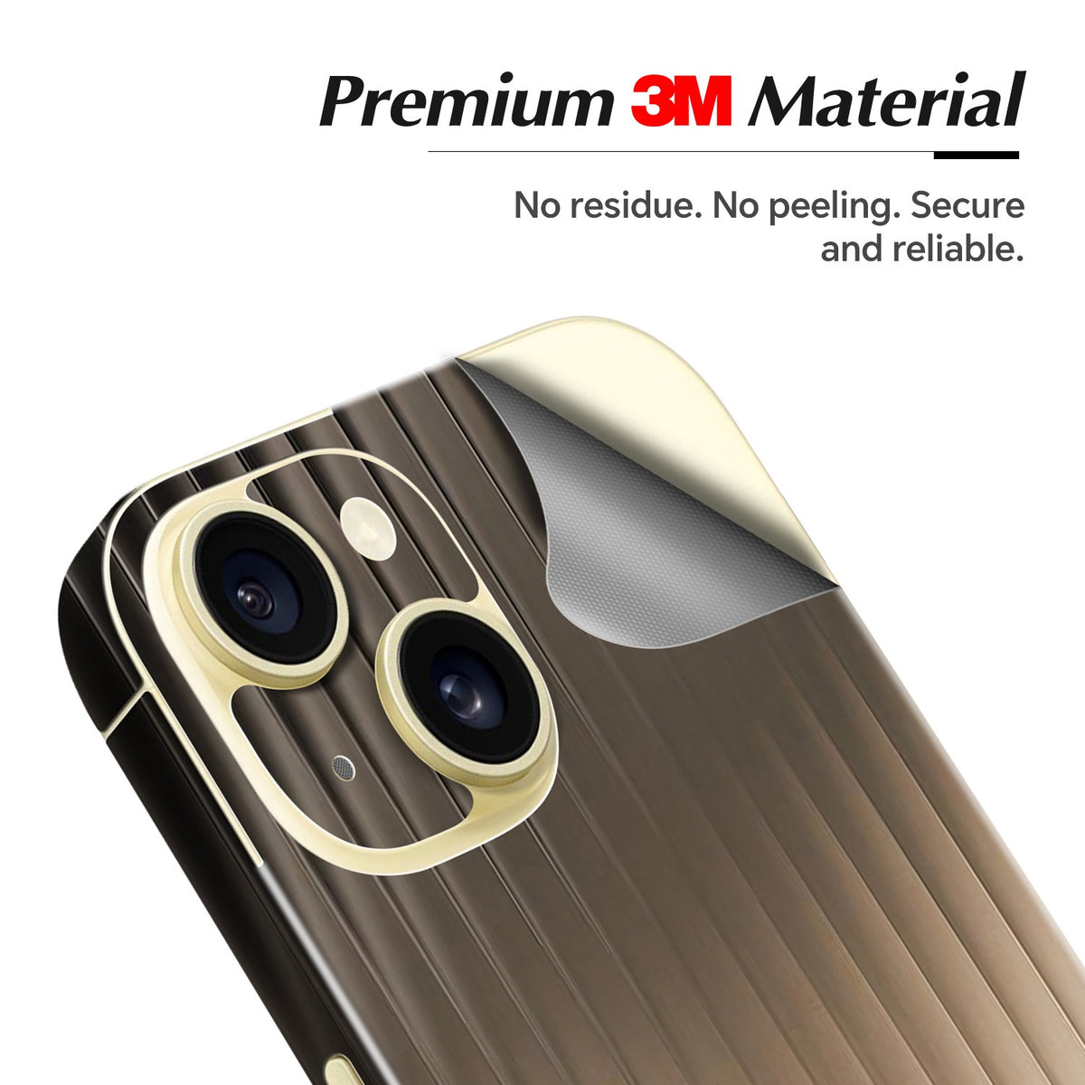 Phone Skin for iPhone 15 Yellow — product view 2