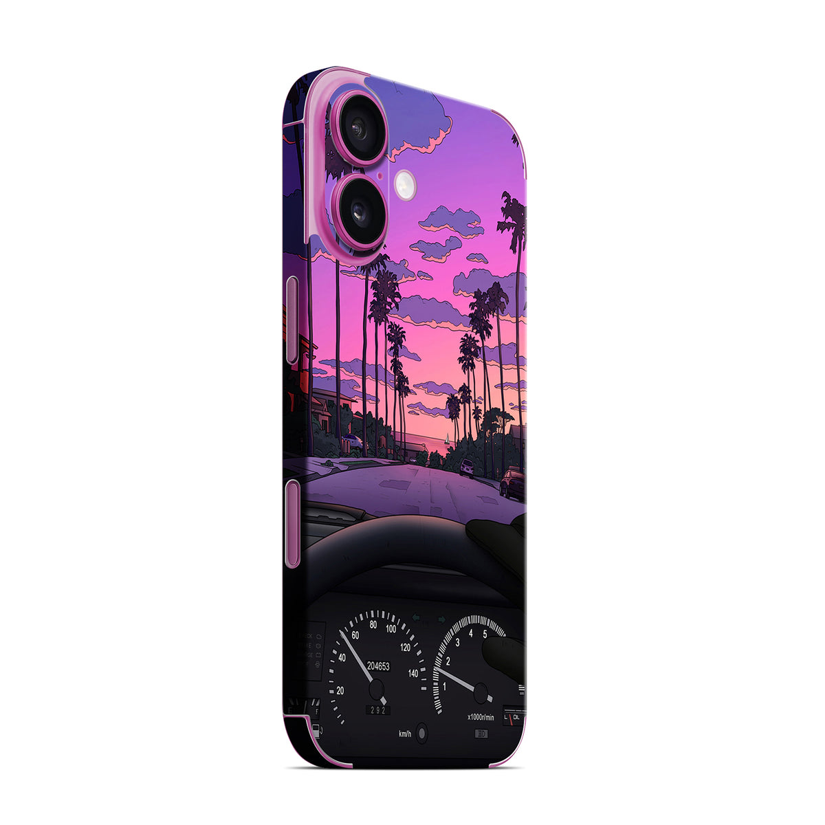 Phone Skin for iPhone 16 Pink — product view 5
