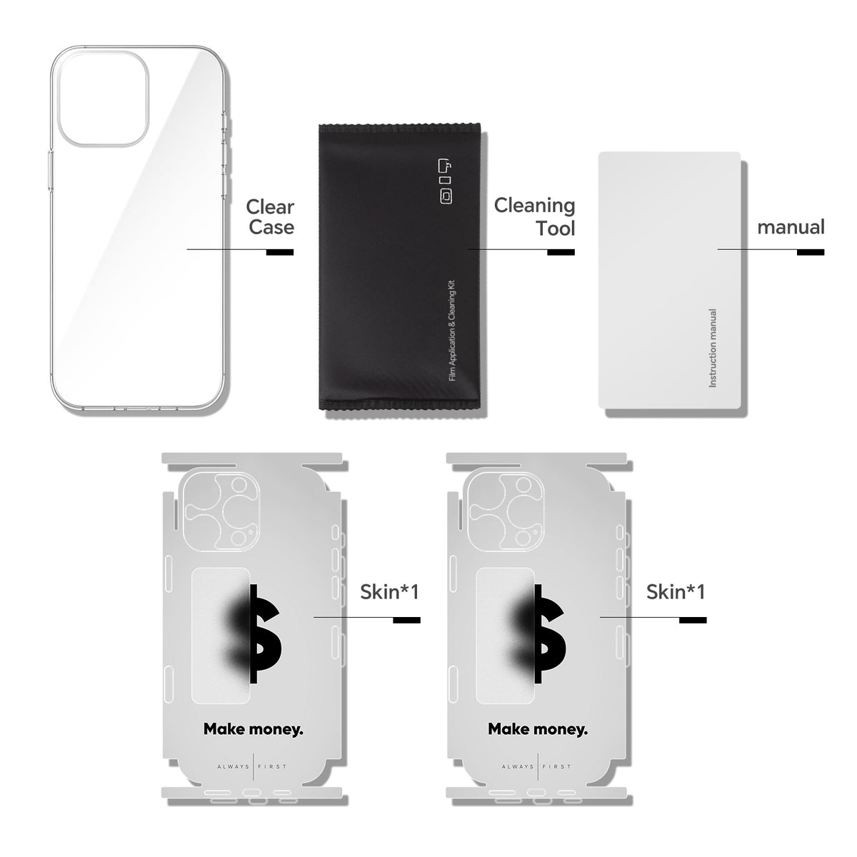 Phone Skin for iPhone 16 Pro Max White Titanium — product view 9