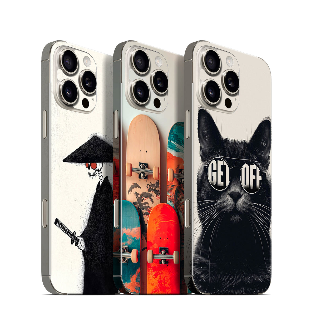Phone Skin for iPhone 16 Pro Natural Titanium — product view 1