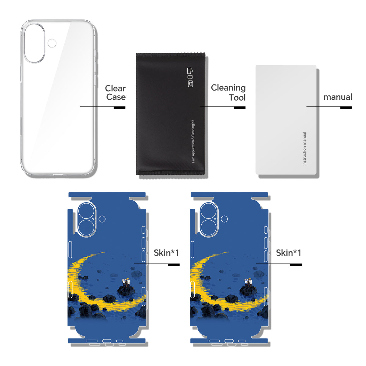Phone Skin for iPhone 16 Ultramarine — product view 9