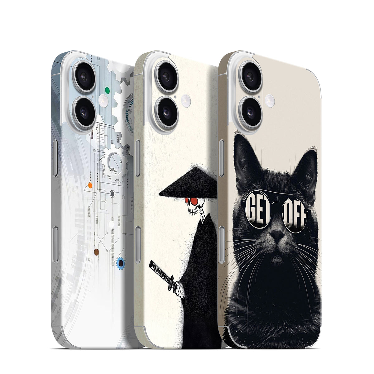 Phone Skin for iPhone 16 White — product view 1
