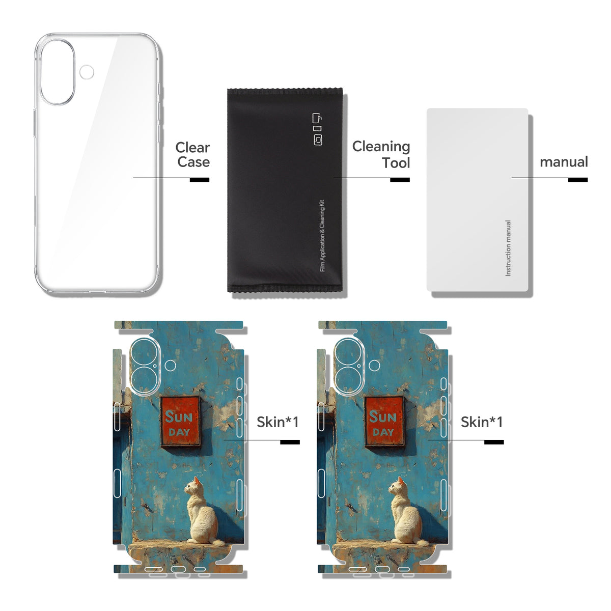 Phone Skin for iPhone 17 Mist Blue — product view 9