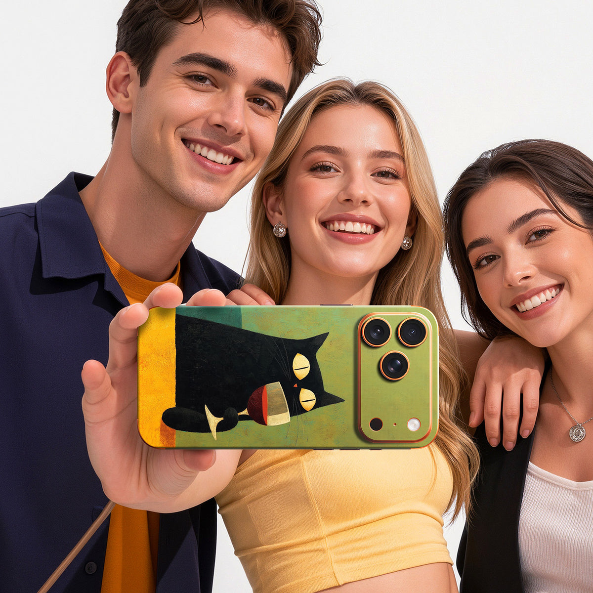 Phone Skin for iPhone 17 Pro and iPhone 17 Pro Max — Cosmic Orange — product view 8
