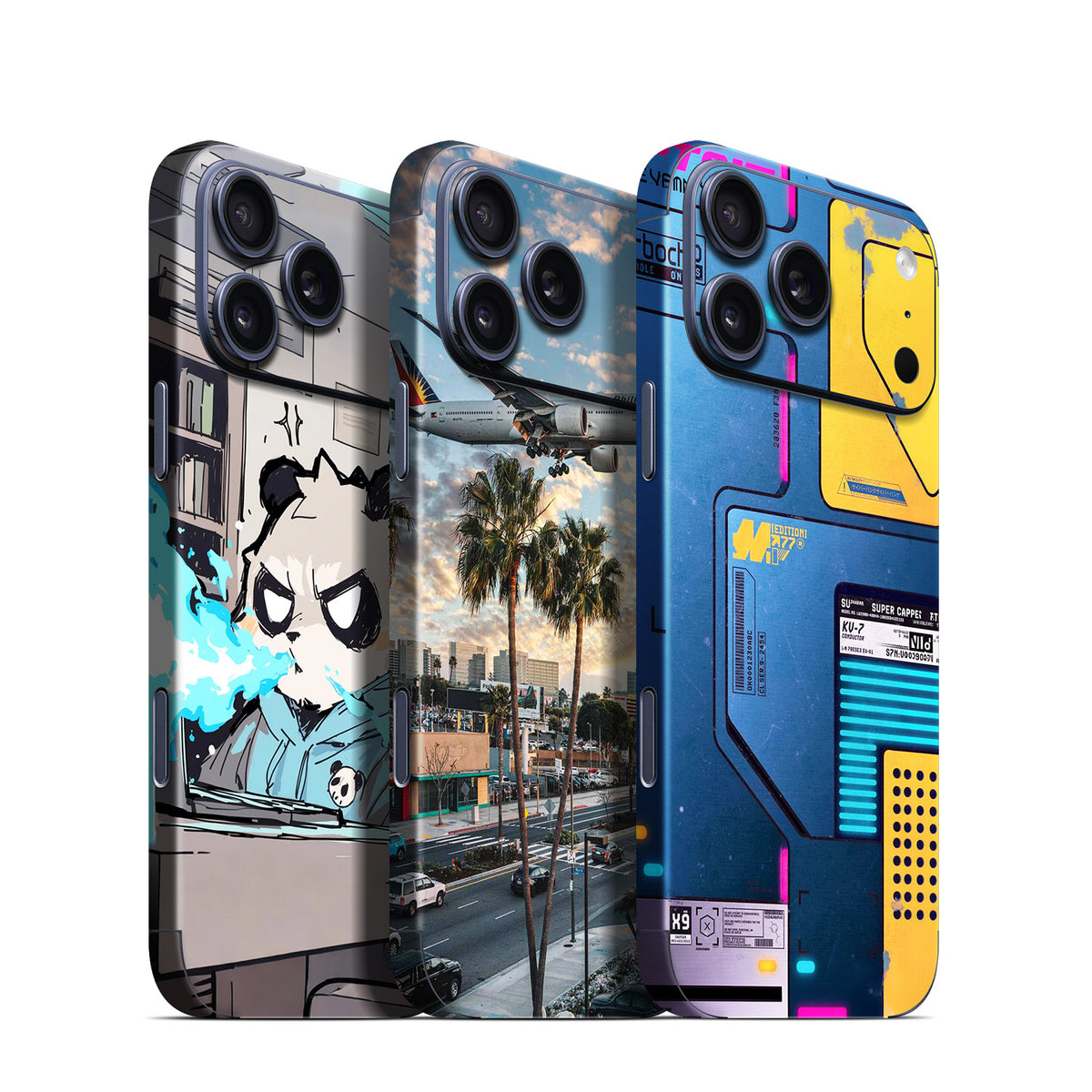 Phone Skin for iPhone 17 Pro and iPhone 17 Pro Max — Deep Blue — product view 1