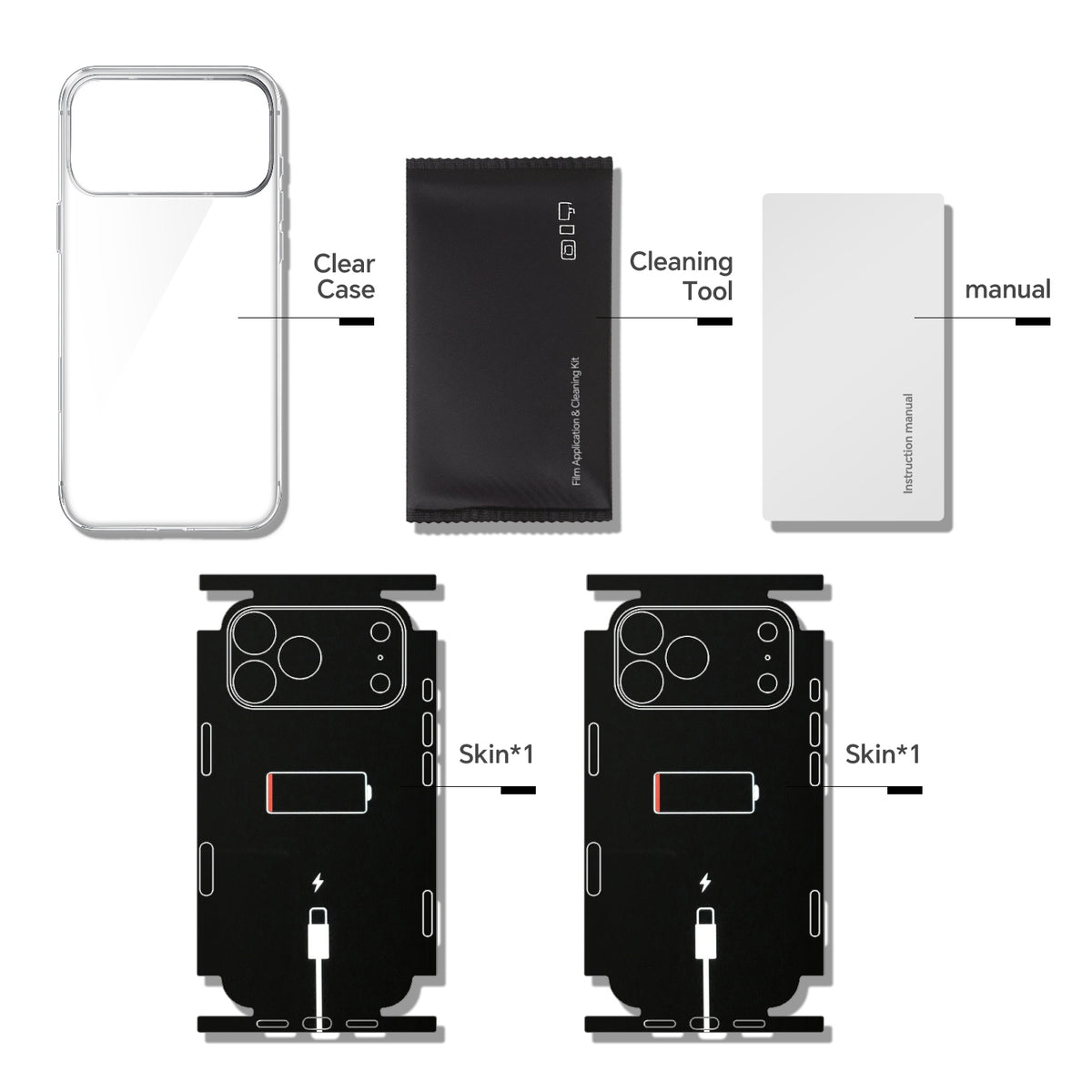 Phone Skin for iPhone 18 Pro and iPhone 18 Pro Max — Black — product view 9