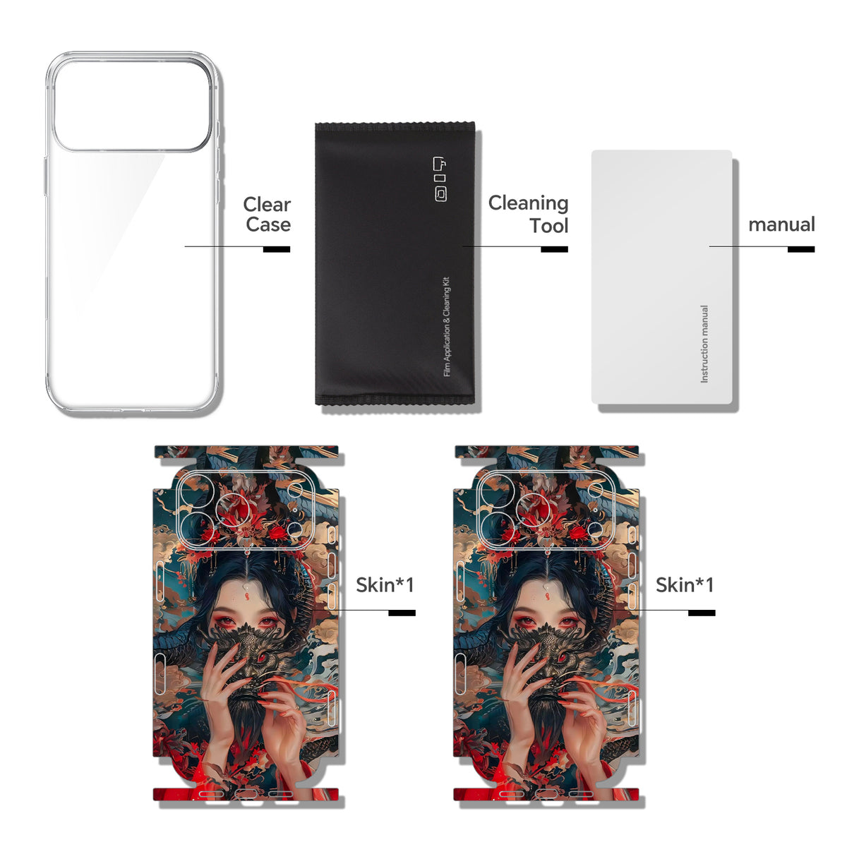 Phone Skin for iPhone 18 Pro and iPhone 18 Pro Max — Burgundy — product view 9