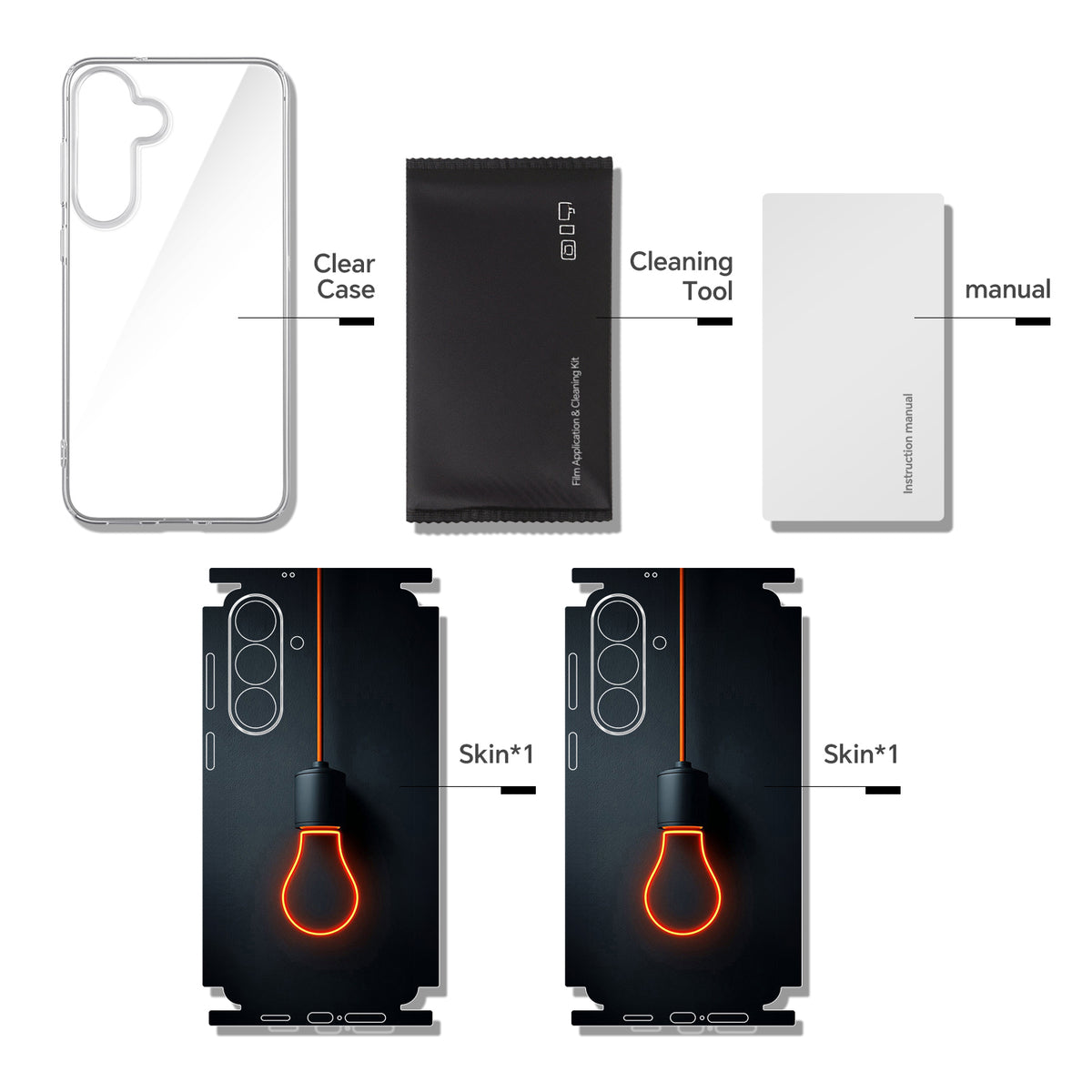 Full-body Phone Skin for Samsung Galaxy S26 — Black — main 9