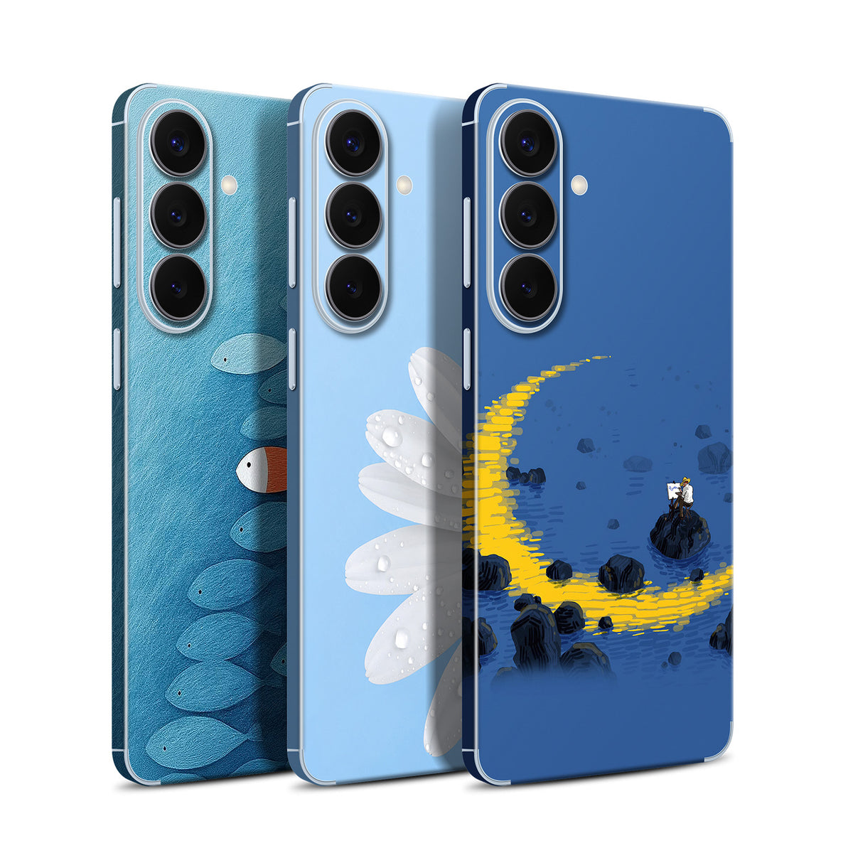 Full-body Phone Skin for Samsung Galaxy S26 — Blue — main 1