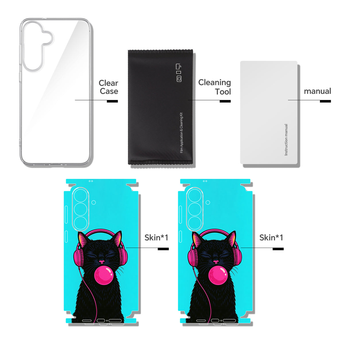 Full-body Phone Skin for Samsung Galaxy S26 — Blue — main 9