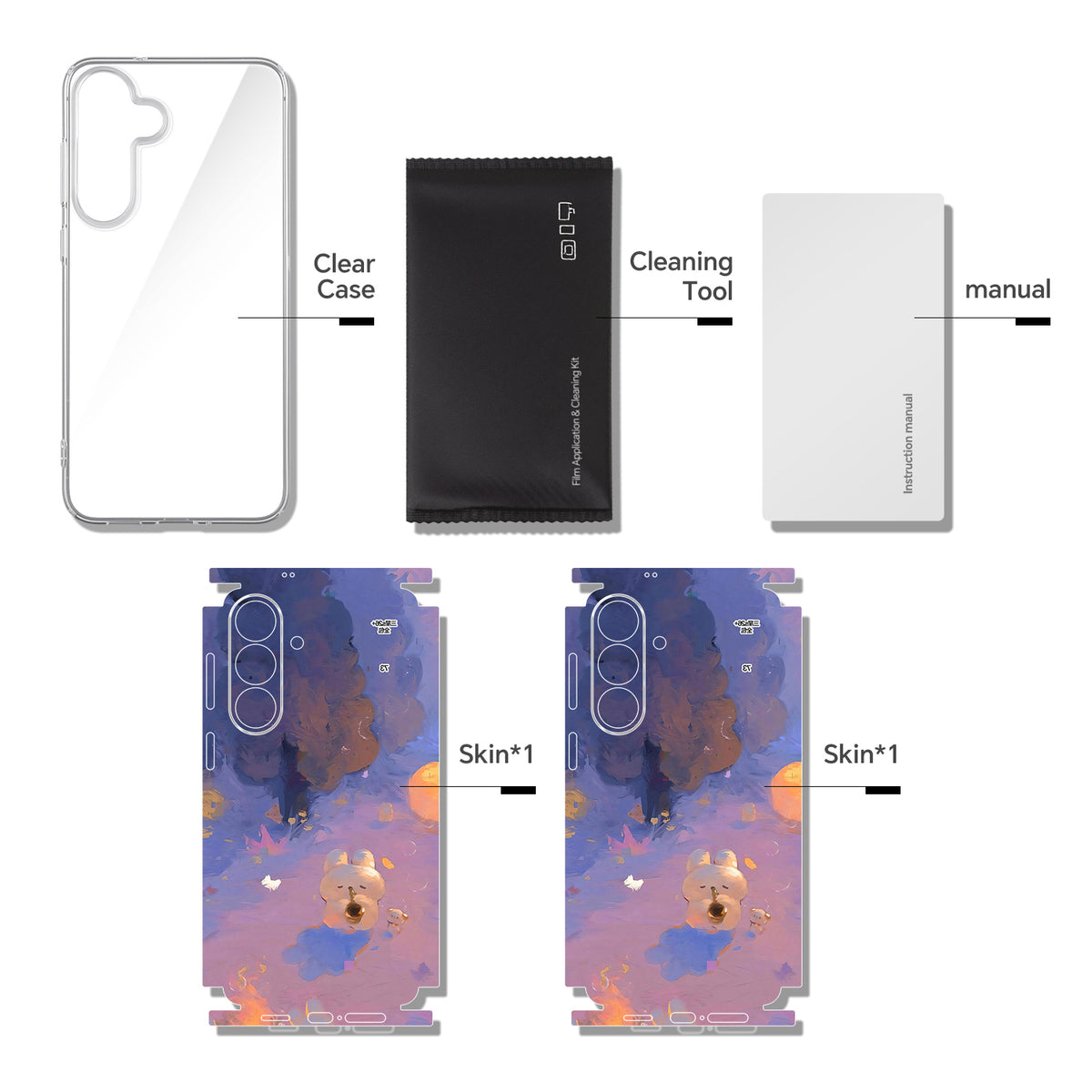 Full-body Phone Skin for Samsung Galaxy S26+ — Purple — main 9