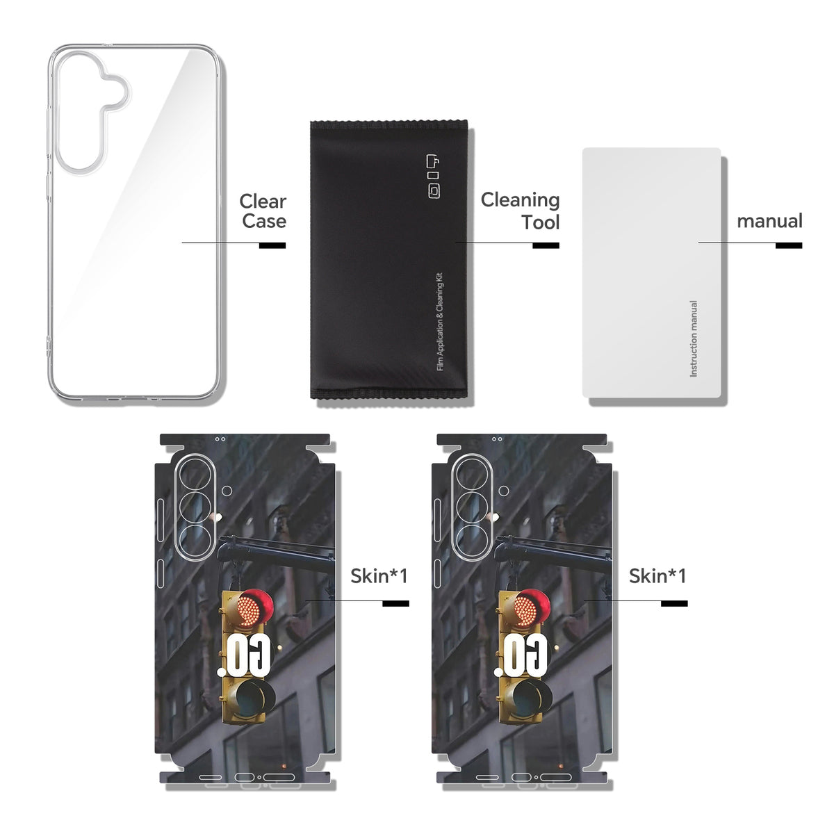 Full-body Phone Skin for Samsung Galaxy S26+ — Silver — main 9