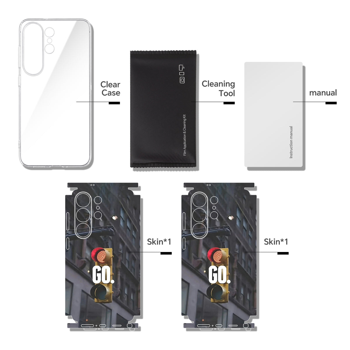 Full-body Phone Skin for Samsung Galaxy S26 Ultra — Silver — main 9