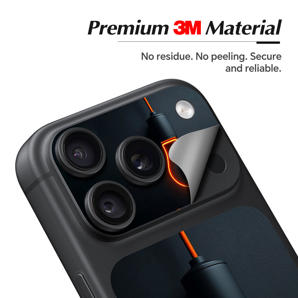 Camera Skin Kit for iPhone 18 Pro Black | STICKSOO