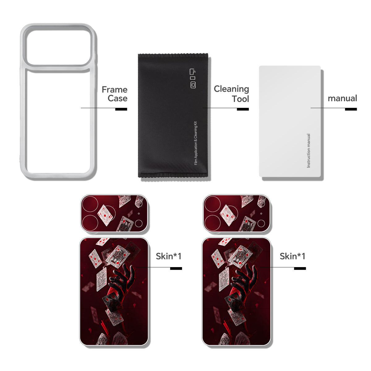 Camera Skin Kit for iPhone 18 Pro Max Burgundy | STICKSOO
