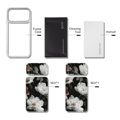Camera Skin Kit for iPhone 17 Pro Max Silver | STICKSOO