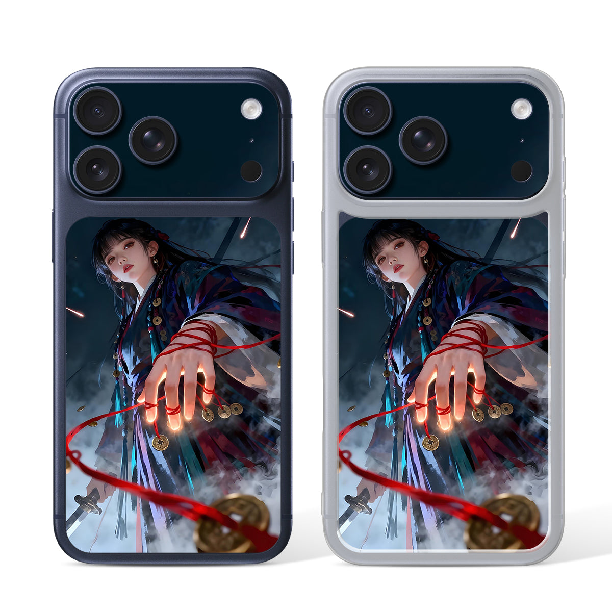 
Camera Skin Kit for iPhone 17 Pro Max Deep Blue — Design 423