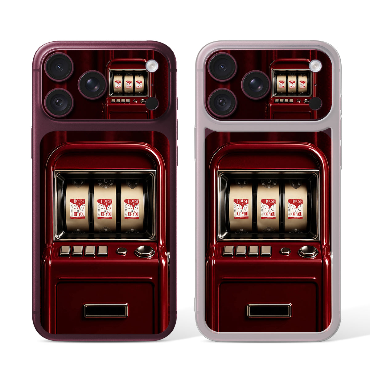 
Camera Skin Kit for iPhone 18 Pro Max Burgundy — Design 428