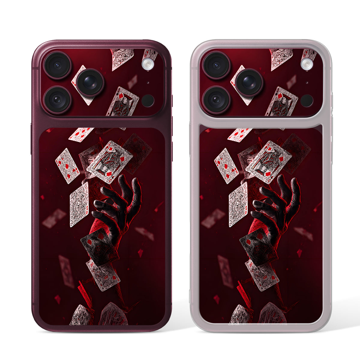 
Camera Skin Kit for iPhone 18 Pro Max Burgundy — Design 430