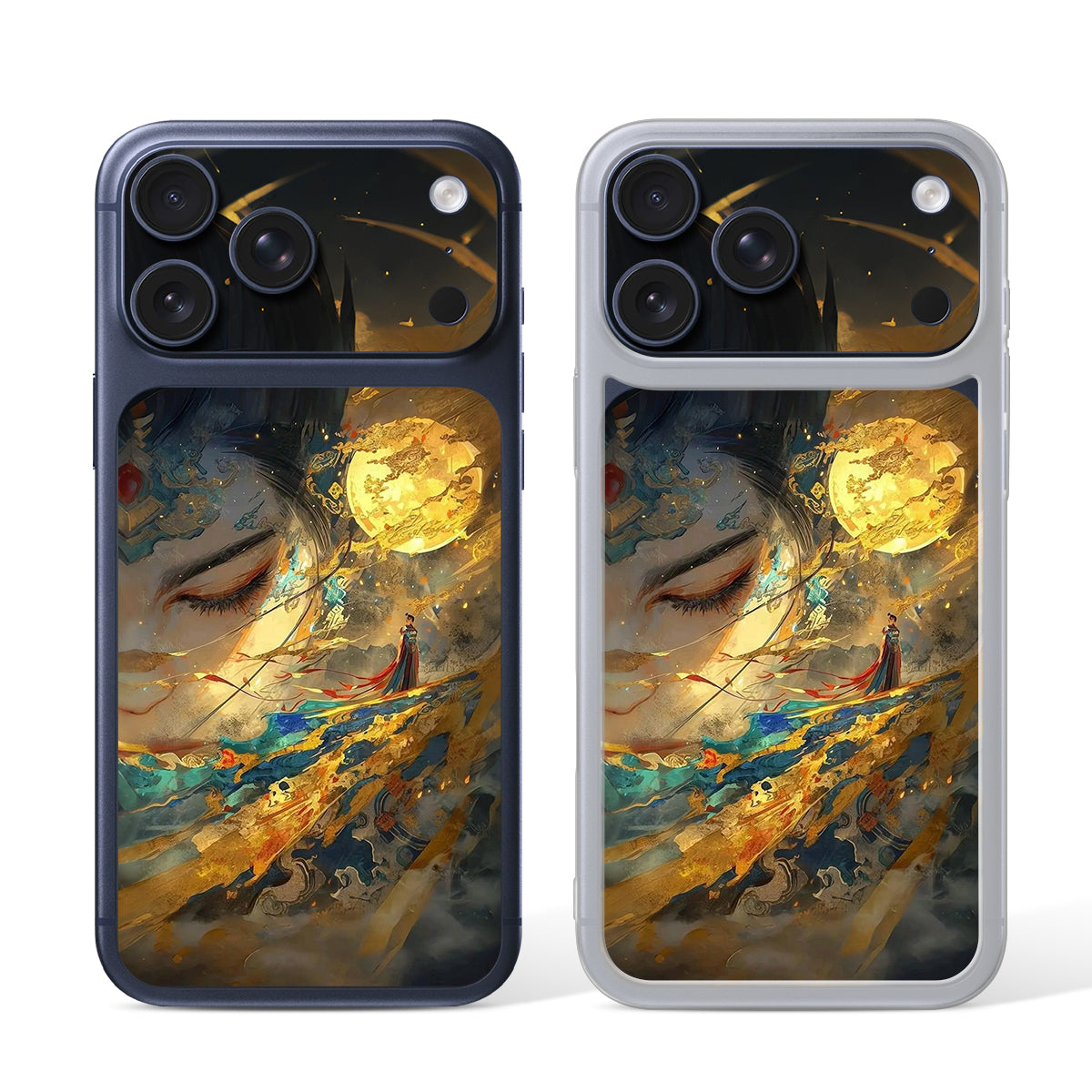 
Camera Skin Kit for iPhone 17 Pro Deep Blue — Design 515