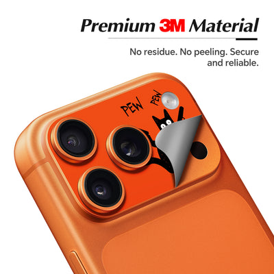 iPhone 17 Pro / Pro Max cosmic-orange camera skin main 2