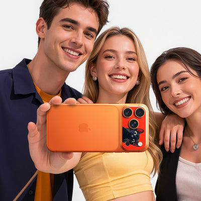 iPhone 17 Pro / Pro Max cosmic-orange camera skin main 5