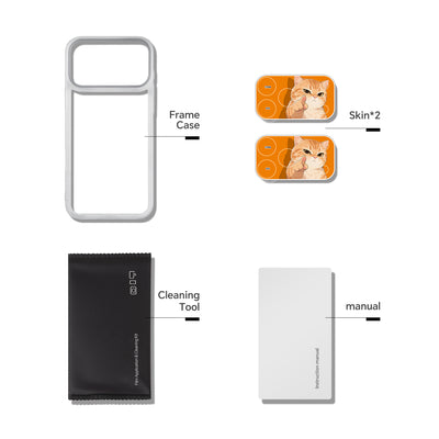 iPhone 17 Pro / Pro Max cosmic-orange camera skin main 6