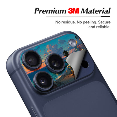 iPhone 17 Pro / Pro Max deep-blue camera skin main 2