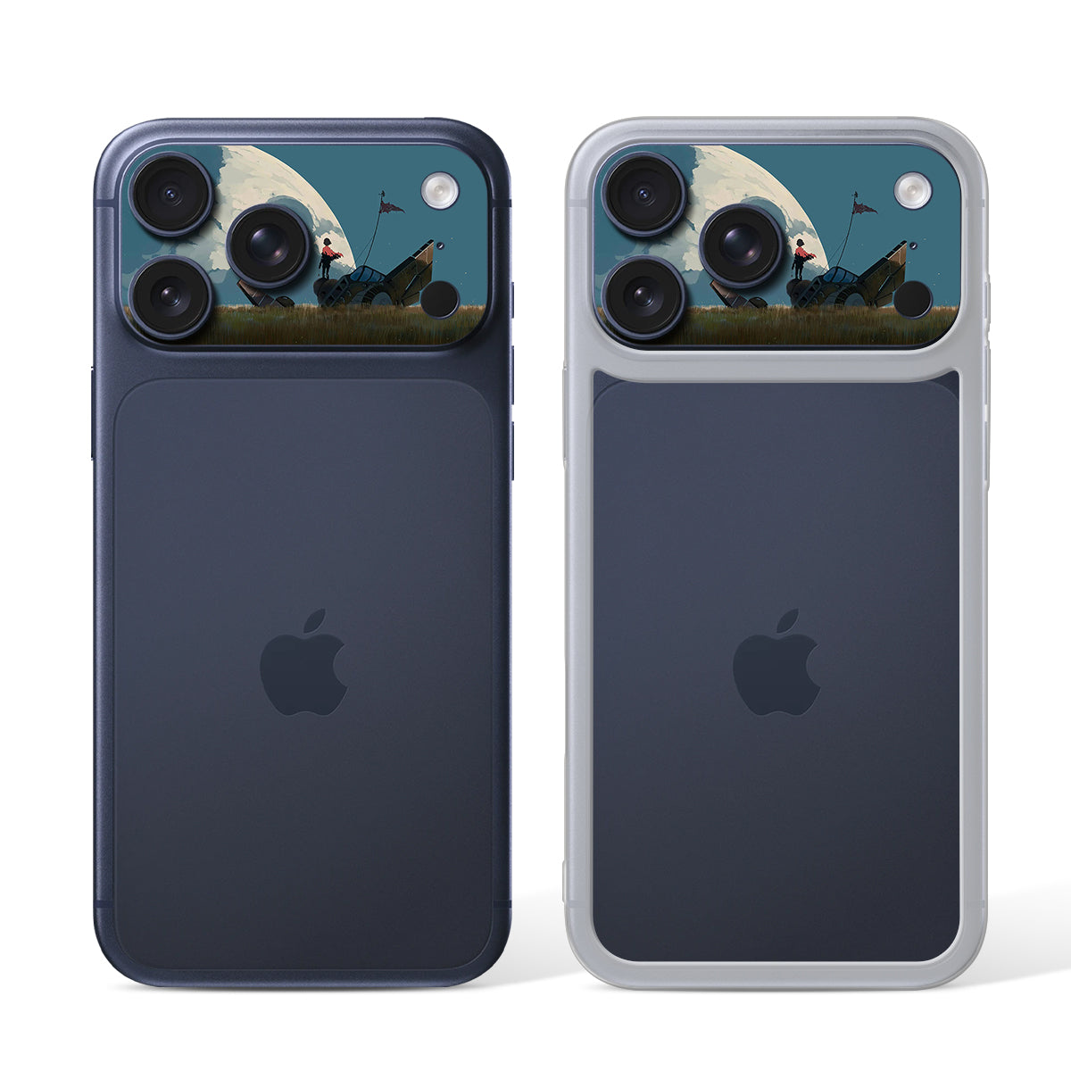 
Camera Skin for iPhone 17 Pro Deep Blue — Design 485