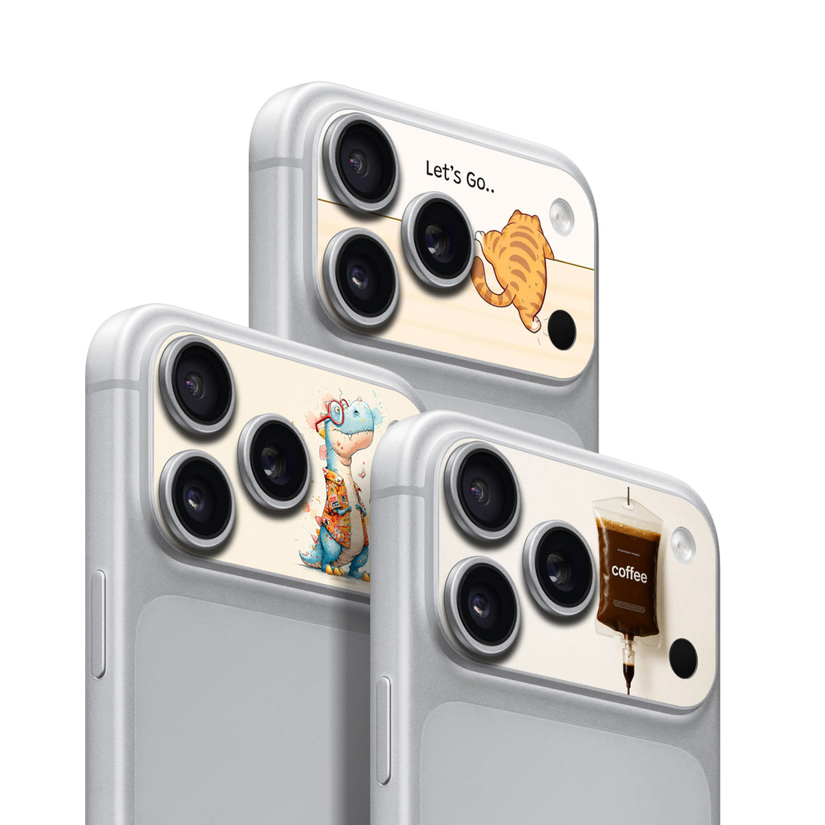 iPhone 17 Pro / Pro Max silver camera skin main 1
