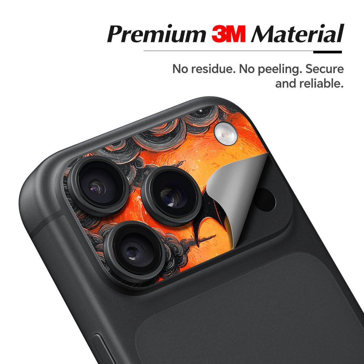iPhone 18 Pro / Pro Max black camera skin main 2