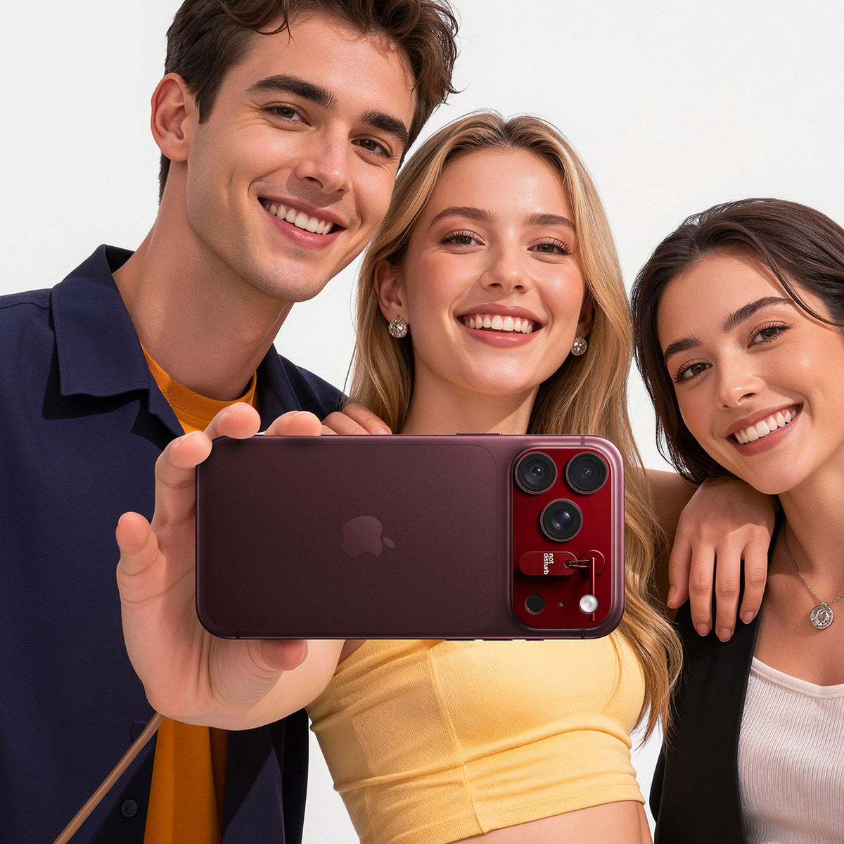iPhone 18 Pro / Pro Max burgundy camera skin main 5