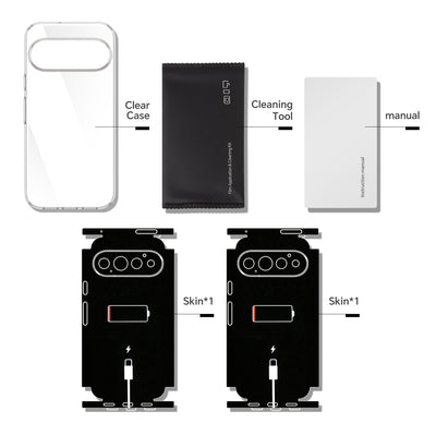 Full-body Phone Skin for Google Pixel 11 Pro — Black — product view 9