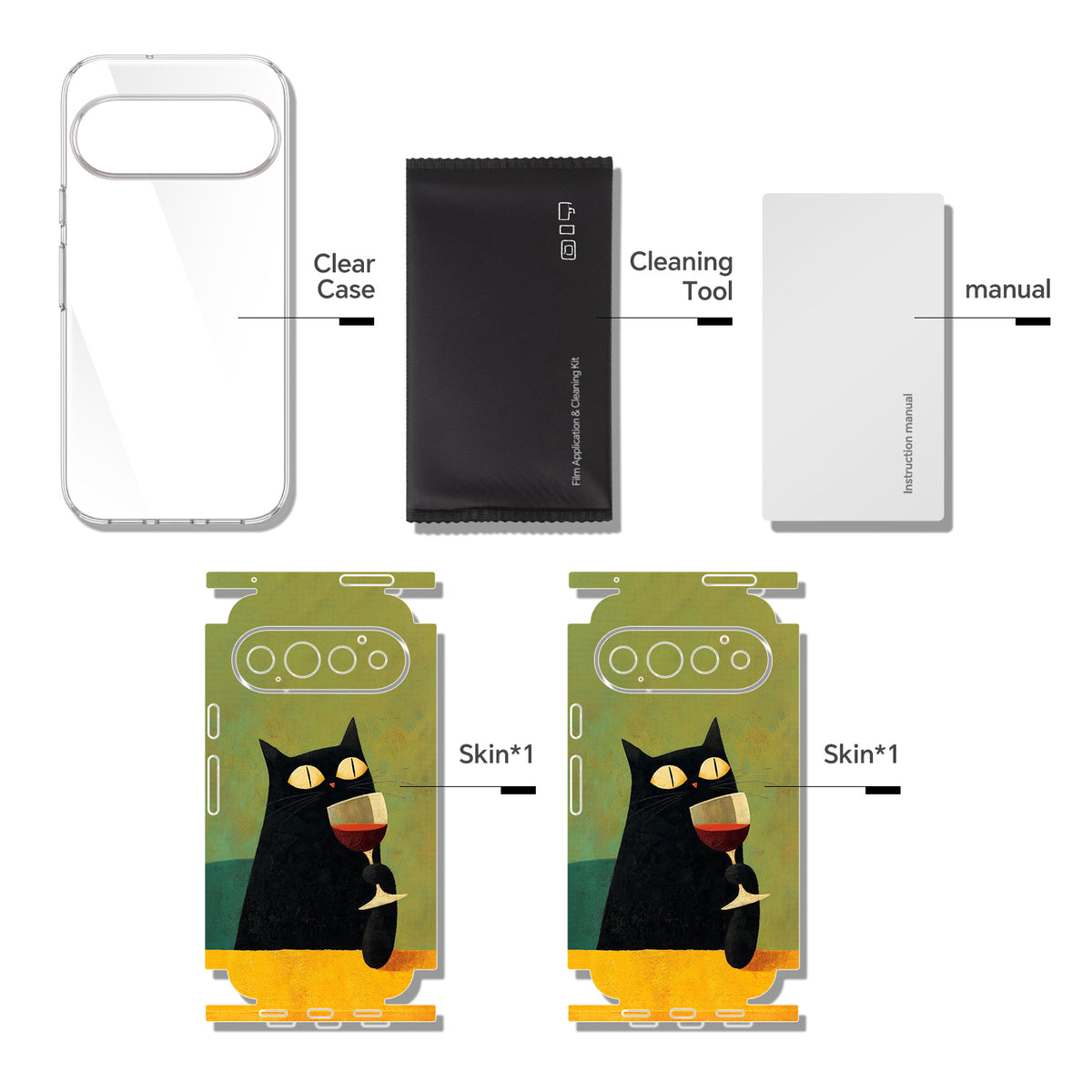 Full-body Phone Skin for Google Pixel 11 Pro — Green — product view 9