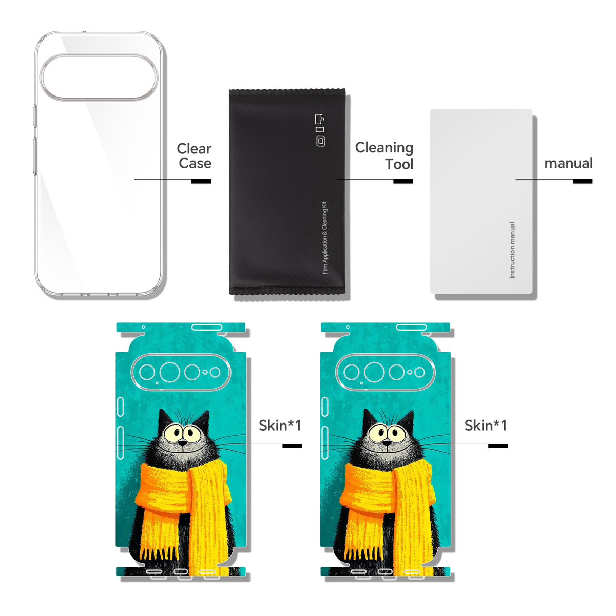 Full-body Phone Skin for Google Pixel 11 Pro XL — Green — product view 9