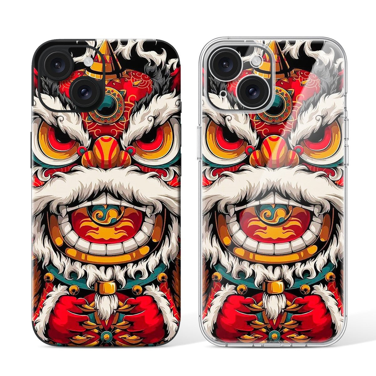
Phone Skin for iPhone 15 Black — Design 05