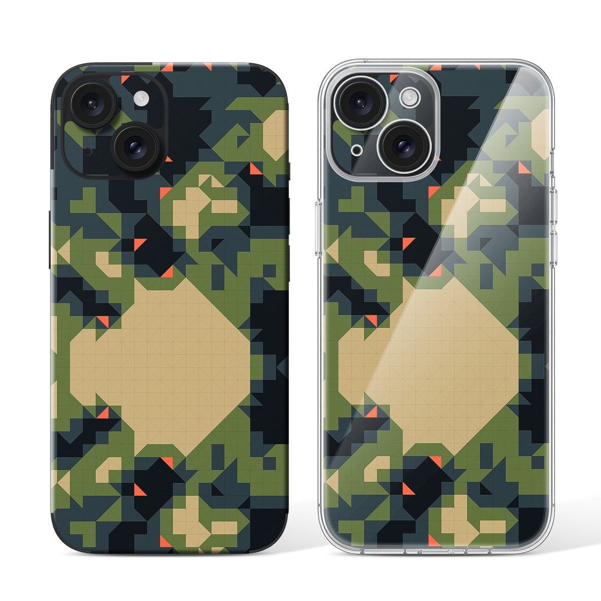 
Phone Skin for iPhone 15 Black — Design 100