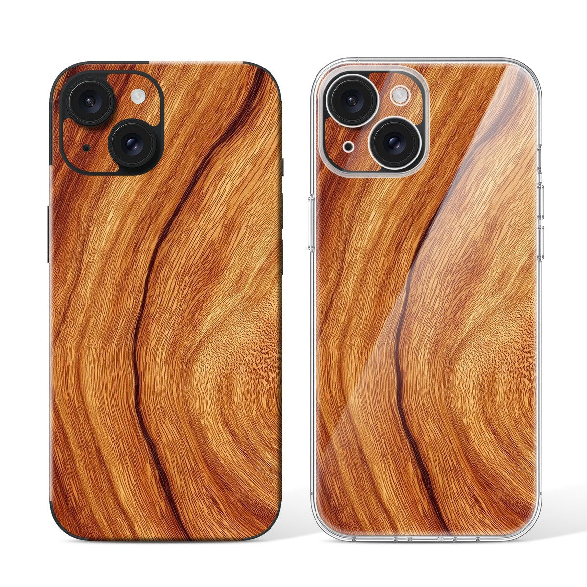 
Phone Skin for iPhone 15 Black — Design 112