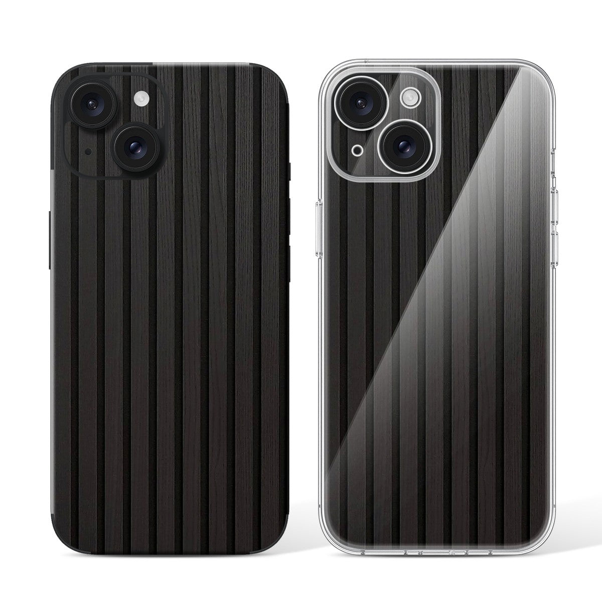 
Phone Skin for iPhone 15 Black — Design 123