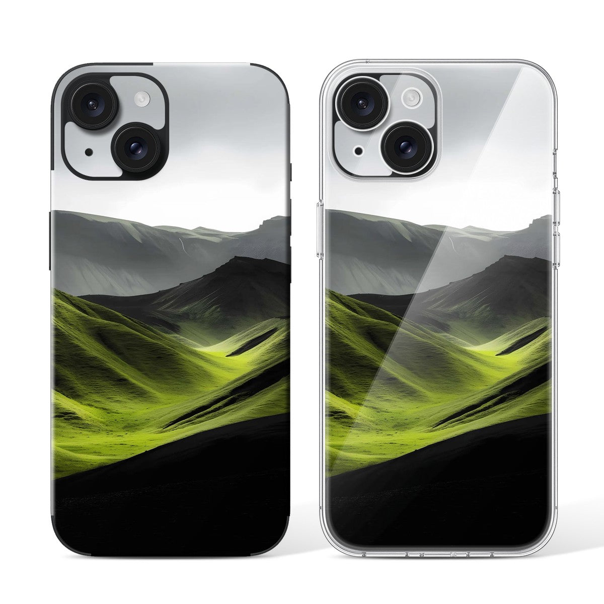 
Phone Skin for iPhone 15 Black — Design 23