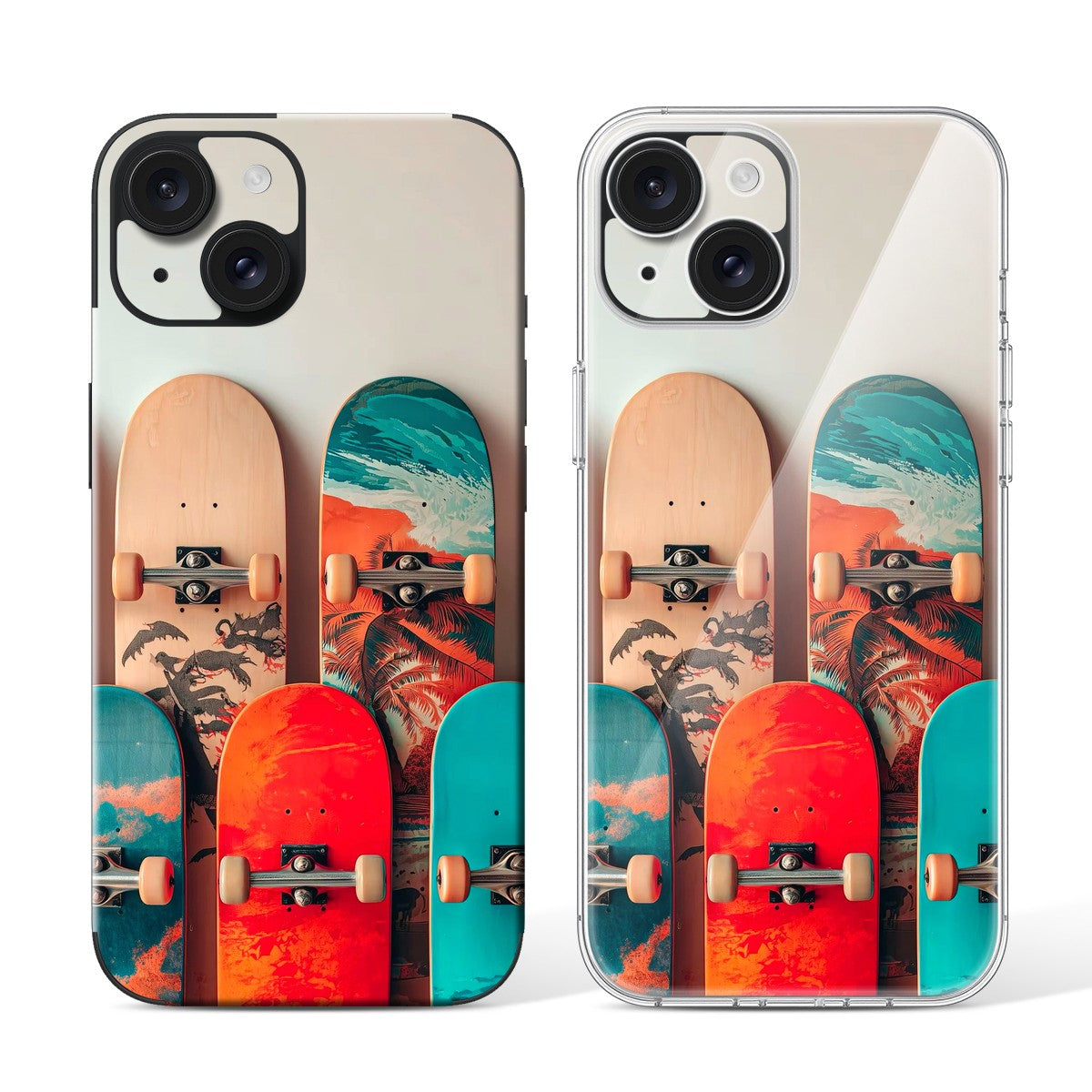
Phone Skin for iPhone 15 Black — Design 27