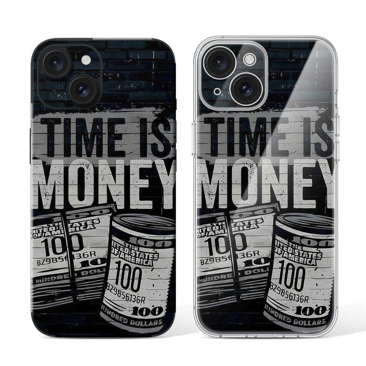 
Phone Skin for iPhone 15 Black — Design 29