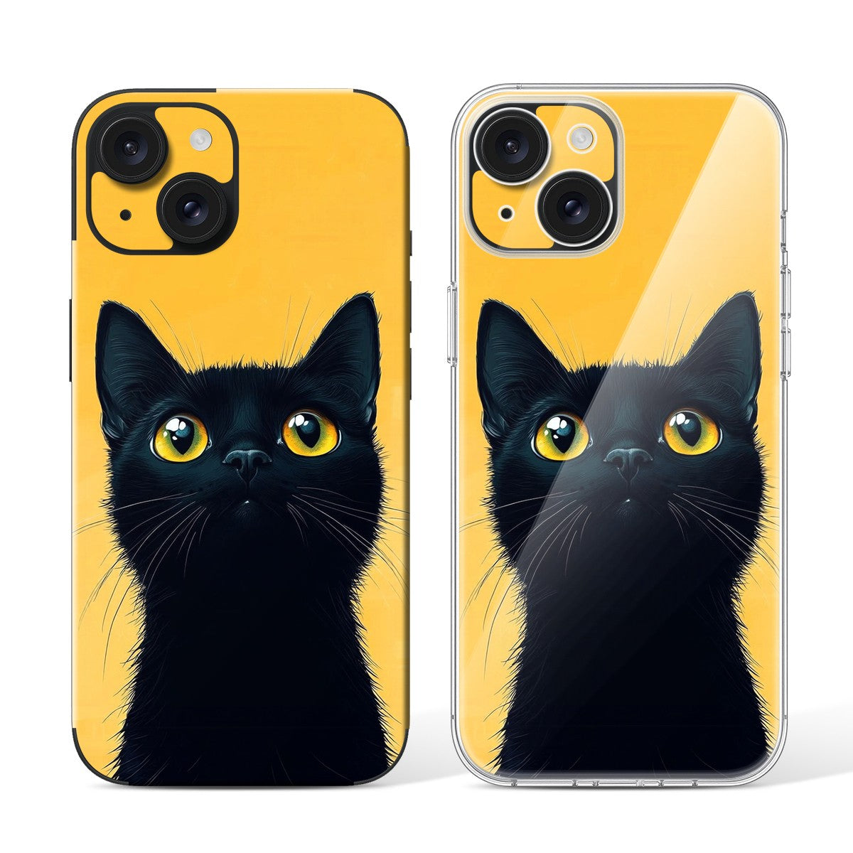 
Phone Skin for iPhone 15 Black — Design 32